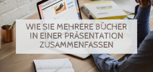 Banner: Erstellen Sie eine Präsentation zu mehreren Büchern