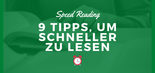 Banner: 9 Tipps, um schneller zu lesen