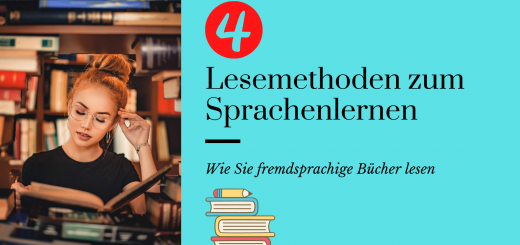 Banner: 4 Methoden zum Sprachenlernen mit fremdsprachigen Büchern