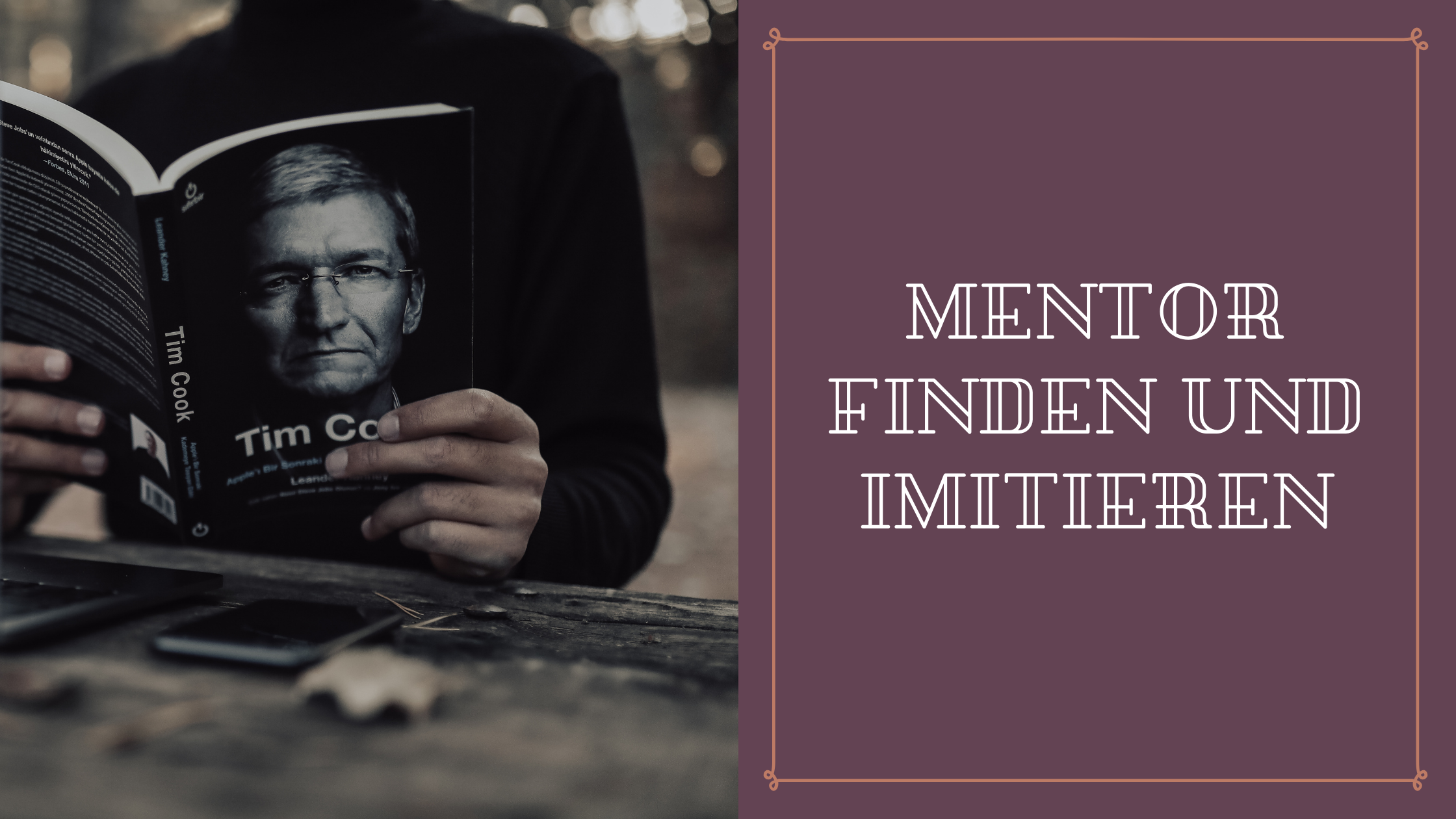 Banner: Wie Sie durch Bücher einen Mentor finden und nutzen