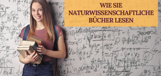 Banner: Wie Sie naturwissenschaftliche Bücher lesen