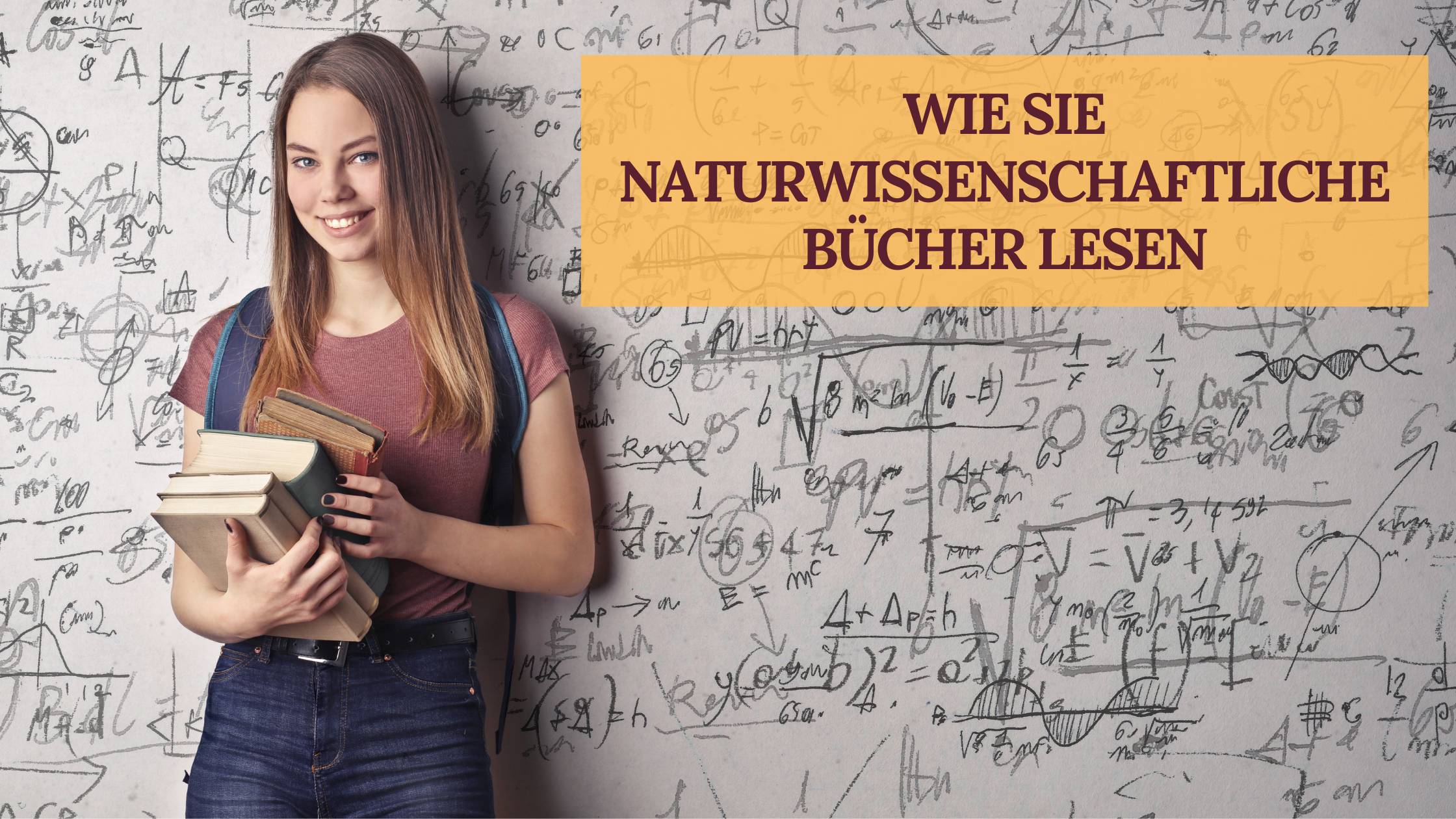 Banner: Wie Sie naturwissenschaftliche Bücher lesen