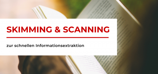 Banner: Skimming und Scanning zur Informationsextraktion