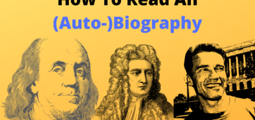 Banner: How to read a biography