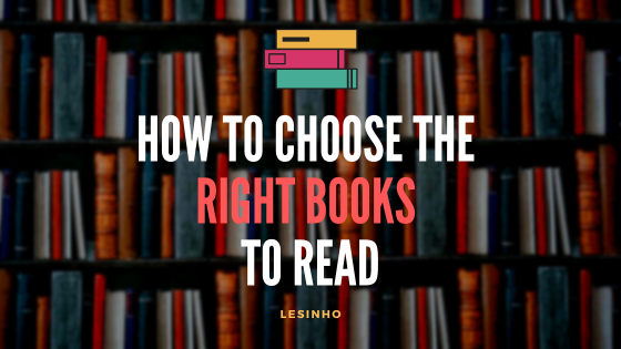 Banner: How to choose the right books to read