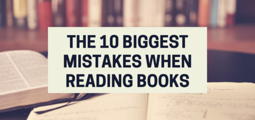 Banner: How to avoid these 10 mistakes when reading books