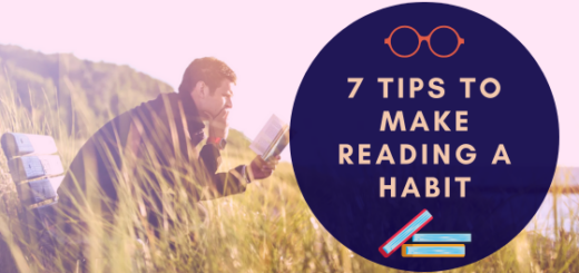Banner: 7 Tips to make reading a habit