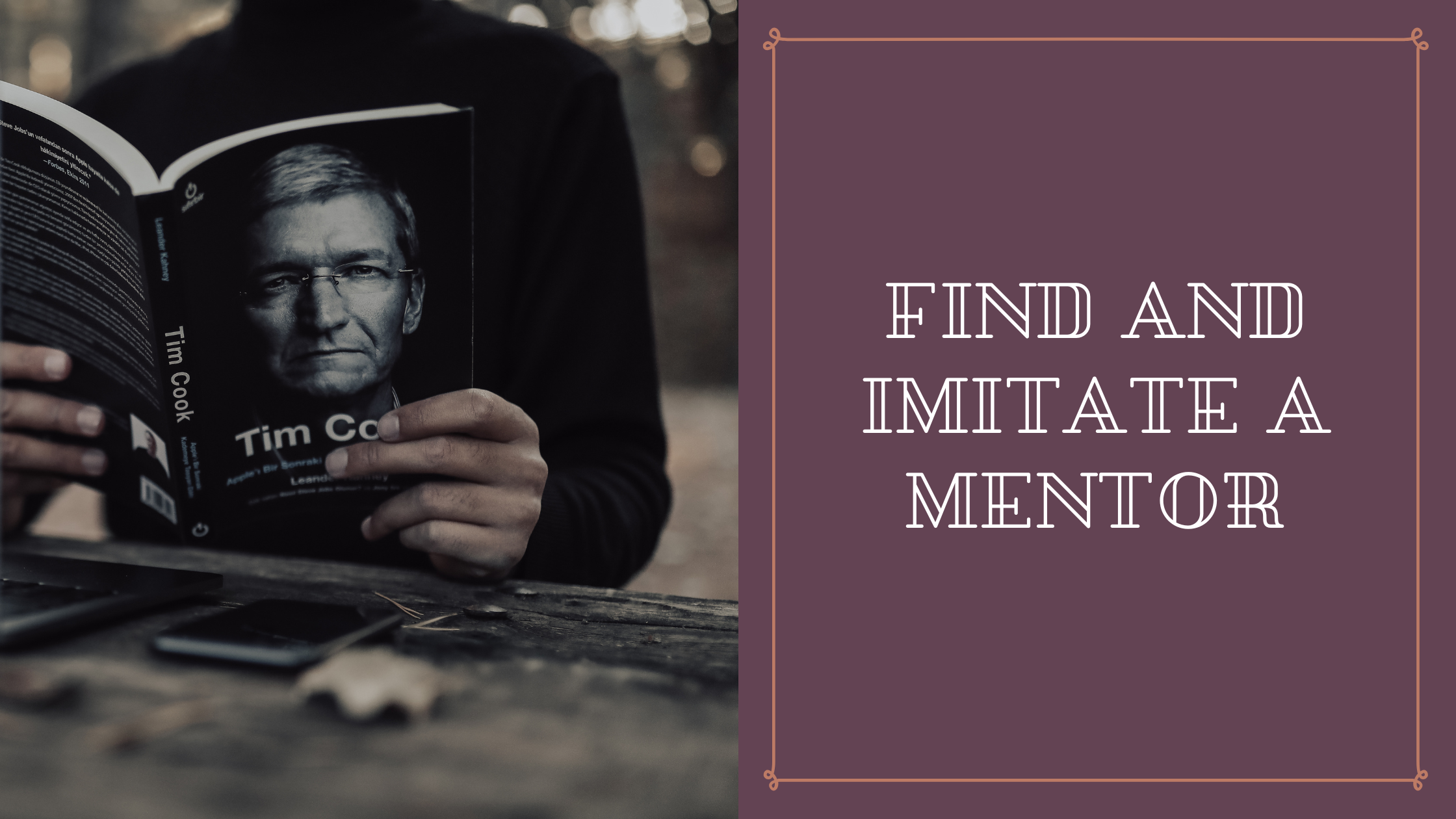 Banner: How to find and imitate a mentor through books