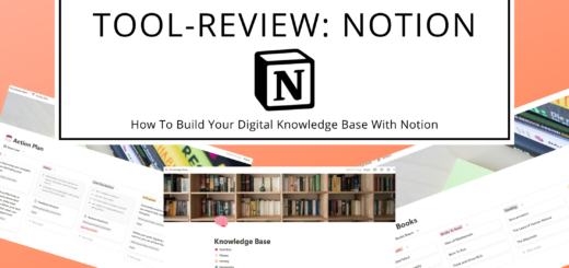 Banner: Tool Review - How to build a digital knowledge base with Notion